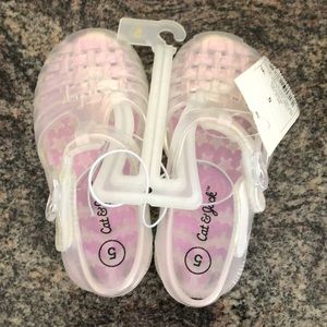 NWT Car & Jack Toddler Jelly Sandals size 5